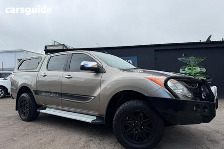 Gold 2013 Mazda BT-50 Dual Cab Utility Xtr (4X4)