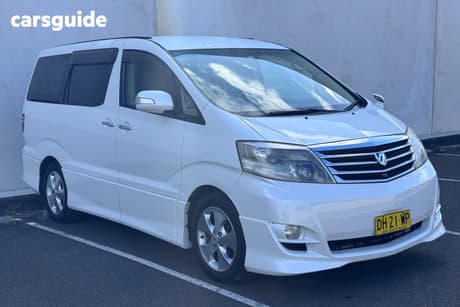 White 2007 Toyota Alphard SUV G MZ