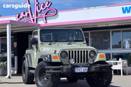 Green 2005 Jeep Wrangler Softtop Sport (4X4)