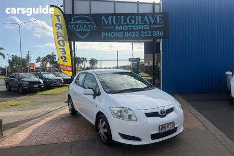 White 2007 Toyota Corolla Hatchback Ascent