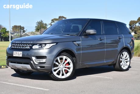 Grey 2017 Land Rover Range Rover Sport Wagon Sdv6 Hse