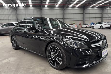 Black 2021 Mercedes-Benz C43 Sedan 43