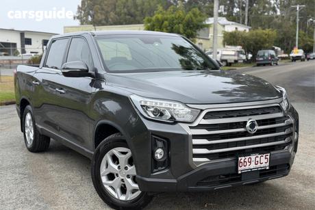 Grey 2022 Ssangyong Musso Crew Cab Pickup Elx
