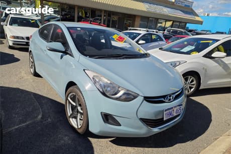 Blue 2013 Hyundai Elantra Sedan Active