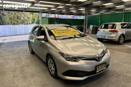Silver 2017 Toyota Corolla Hatchback Ascent