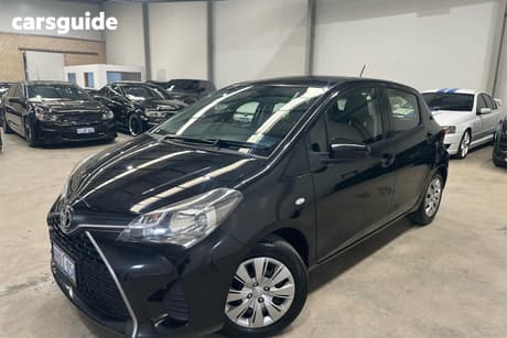 Black 2016 Toyota Yaris Hatchback Ascent