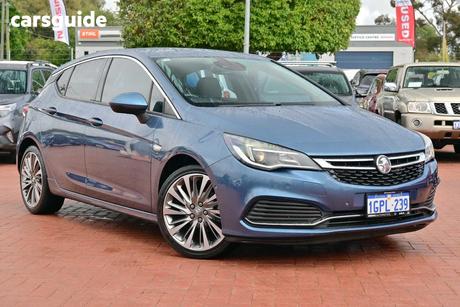 Blue 2017 Holden Astra Hatchback Rs-V