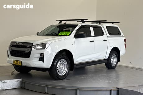 White 2022 Isuzu D-MAX Crew Cab Utility Sx (4X2) High-Ride