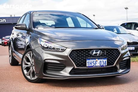 Grey 2021 Hyundai I30 Hatchback N Line Premium
