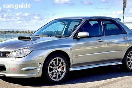Grey 2007 Subaru Impreza Sedan Wrx Sti