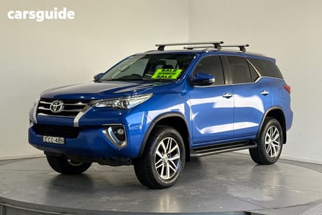 Blue 2019 Toyota Fortuner Wagon Crusade