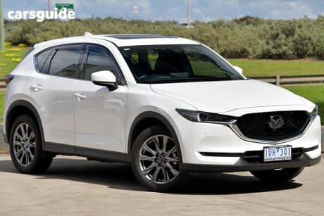 White 2021 Mazda CX-5 Wagon Akera Turbo (Awd)