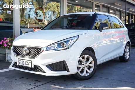 White 2022 MG MG3 Hatchback Core