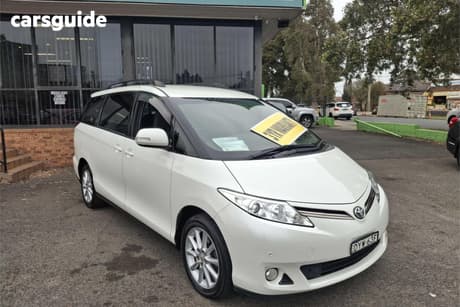 White 2018 Toyota Tarago Wagon Glx