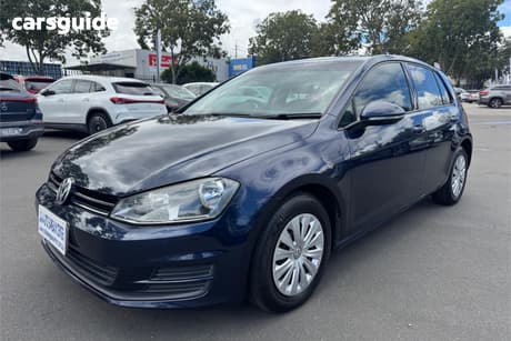 Blue 2013 Volkswagen Golf Hatchback 90 Tsi