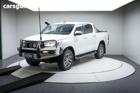 White 2018 Toyota Hilux Dual Cab Utility Sr5 (4X4)