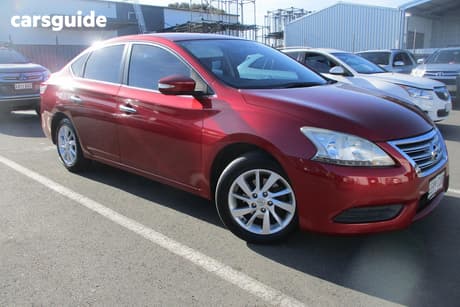 Red 2014 Nissan Pulsar Sedan St