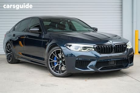 Green 2018 BMW M5 Sedan Competition