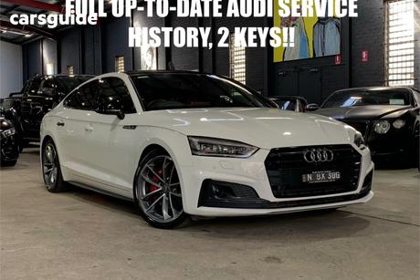 White 2017 Audi S5 Hatchback Sportback 3.0 Tfsi Quattro