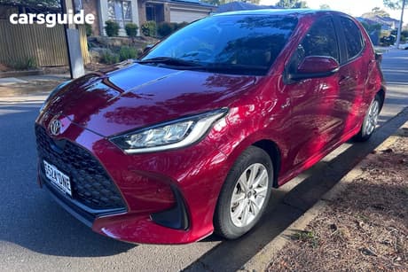 Red 2024 Toyota Yaris Hatchback Sx Hybrid