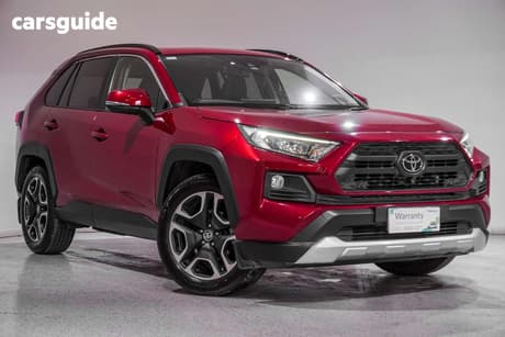 Red 2021 Toyota RAV4 Wagon Edge (Awd)