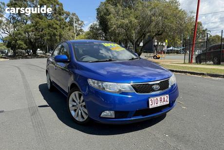 Blue 2011 Kia Cerato Sedan Sli