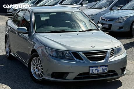 Grey 2009 Saab 9-3 Sedan LINEAR 2.0T MY08
