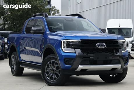 Blue 2025 Ford Ranger Double Cab Pick Up Wildtrak 3.0 (4X4)