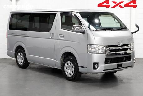 Silver 2014 Toyota HiAce Commercial LWB TURBO DIESEL 4WD
