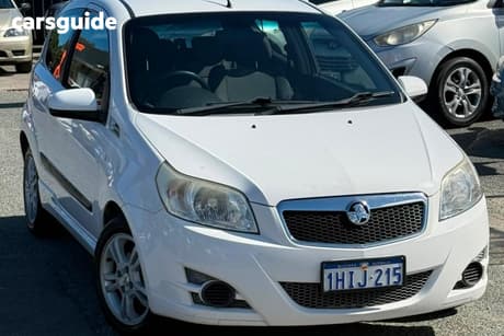 White 2010 Holden Barina Hatch TK MY11