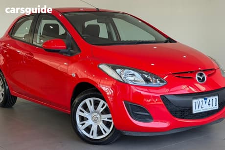 Red 2012 Mazda 2 Hatchback Neo