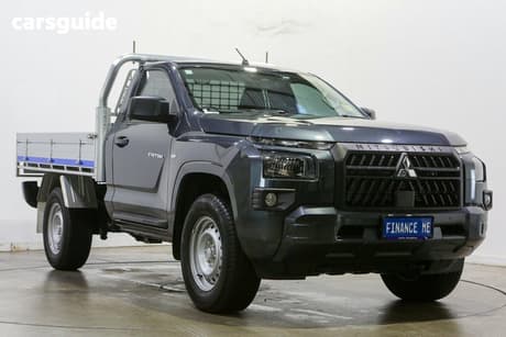Grey 2025 Mitsubishi Triton Cab Chassis Glx (4X2)