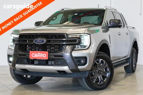 Silver 2023 Ford Ranger Double Cab Pick Up Wildtrak 3.0 (4X4)