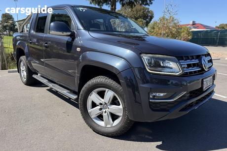 Grey 2017 Volkswagen Amarok Dual Cab Utility V6 Tdi Sportline