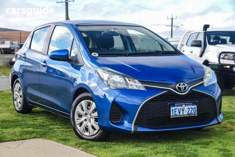 Blue 2014 Toyota Yaris Hatchback Ascent