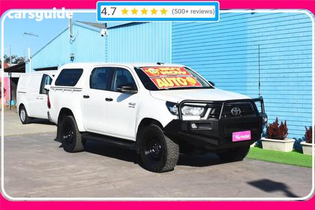 White 2021 Toyota Hilux Double Cab Pick Up Sr (4X4)