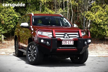 Red 2022 Mitsubishi Pajero Sport Wagon Exceed (4Wd) 7 Seat
