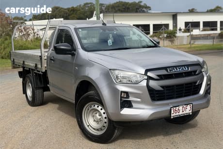 Silver 2021 Isuzu D-MAX Cab Chassis Sx (4X2) High-Ride