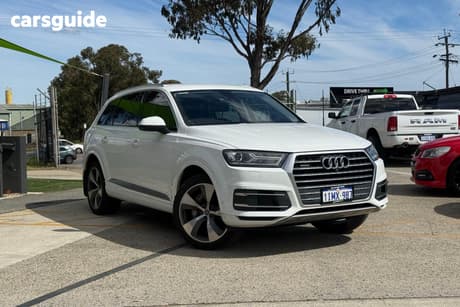White 2018 Audi Q7 Wagon 3.0 Tdi Quattro