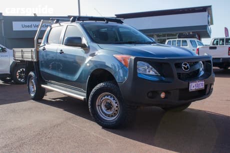 Blue 2014 Mazda BT-50 Dual Cab Utility Xt (4X4)
