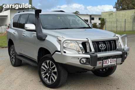 Silver 2015 Toyota Landcruiser Prado Wagon Gxl (4X4)