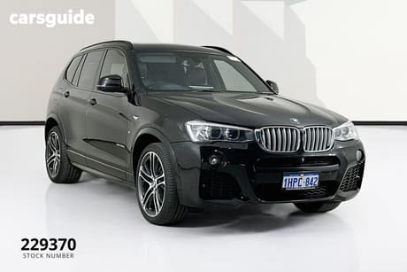 Black 2015 BMW X3 Wagon Xdrive 30D
