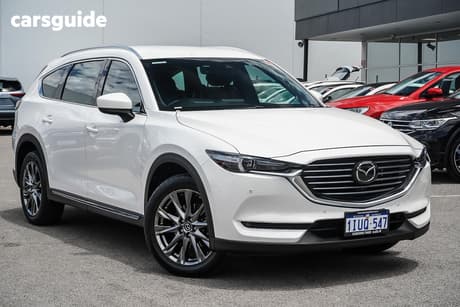 White 2019 Mazda CX-8 Wagon Asaki (Awd)