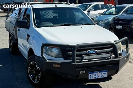 White 2012 Ford Ranger Ute Tray XL 2.5 (4X2) PX