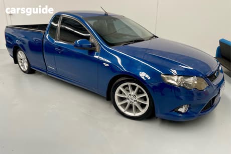 Blue 2010 Ford Falcon Ute Ute Tray XR6 R