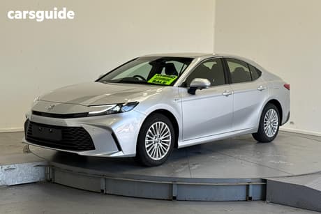 Silver 2025 Toyota Camry Sedan Ascent Hybrid