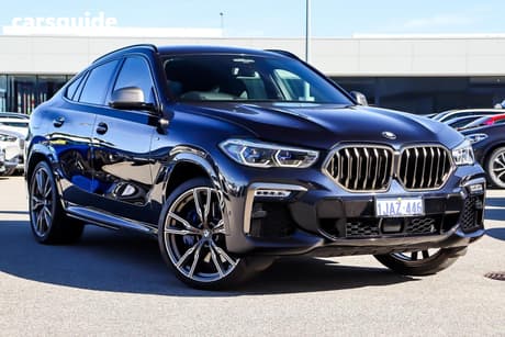 Black 2020 BMW X6 Coupe M50I