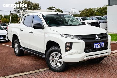 White 2022 Mitsubishi Triton Double Cab Pick Up Glx+ (4X4)
