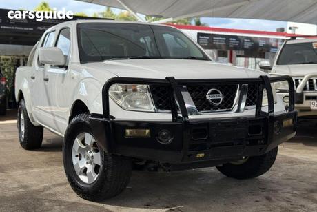 White 2012 Nissan Navara Dual Cab Chassis Rx (4X4)