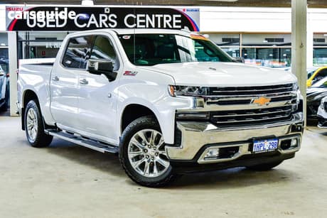 White 2022 Chevrolet Silverado Crew Cab Utility 1500 Ltz Premium Tech Pack